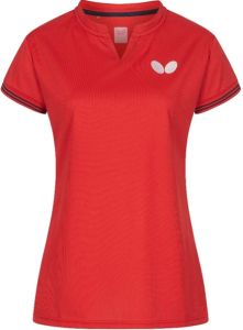 Butterfly Shirt Puren Lady Rood