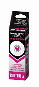 Butterfly 3 Balls R40+ White ***