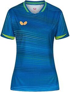 Butterfly Shirt Nagano Lady Blue 