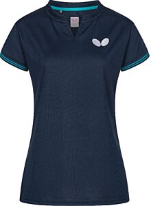Butterfly Shirt Puren Lady Blauw 