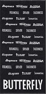 Butterfly Handdoek Handa Zwart 