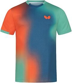 Butterfly Shirt Toyama Orange-Blue