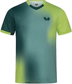 Butterfly Shirt Toyama Lime-Grey 