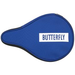 Butterfly Round Case Logo Blauw 