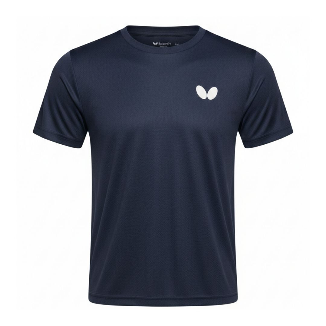 butterfly tshirt navy